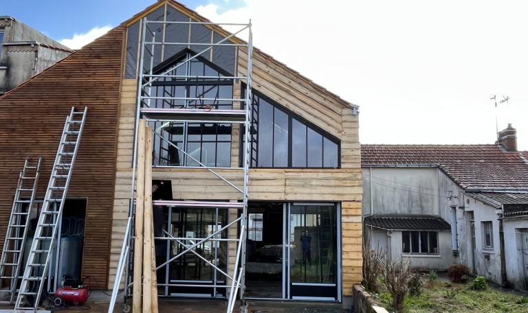 Bardage Zinc photo en cours